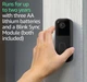 Бездротова панель виклику Blink Video Doorbell 2-Gen + Sync Module HD-огляд з голови до ніг - Black - зображення 2