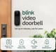 Бездротова панель виклику Blink Video Doorbell 2-Gen + Sync Module HD-огляд з голови до ніг - Black - зображення 6