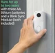 Беспроводная панель вызова Blink Video Doorbell 2-Gen+Sync Module HD-обзор с головы до ног - White - изображение 2