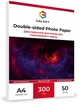 Фотобумага Galaxy A4 (50л) 300г/м2 Двухсторонняя Матово-матовая (GAL-A4DMC300-50) - изображение 3