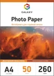 Фотобумага Galaxy A4 (50л) 260г/м2 Двухсторонняя Глянец-глянец (GAL-A4DHG260-50) - изображение 2