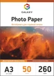Фотобумага Galaxy A3 (50л) 260г/м2 Двухсторонняя Глянец-глянец (GAL-A3DHG260-50) - изображение 2