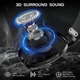 Беспроводные игровые наушники ATTACK SHARK L80 (Bluetooth 5.3, 2.4G, черные) - изображение 5