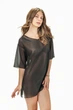 Пляжна жіноча легка туніка Felisiya Lingerie із шифону 83-170 L Чорний - зображення 6