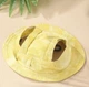 Панама для собак и кошек "OMMY" Yellow Size L - изображение 2