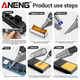 Портативный паяльник ANENG SL108 Silvery 96Вт 5-28В 100-450°C паяльная станция USB паяльник - изображение 8