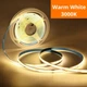 Світлодіодна стрічка COB LED 5м USB 5V 320 діод/м тепле біле світло з сенсорною кнопкою - зображення 2