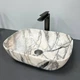 Умывальник (раковина) VBI RAVENNA LIGHT GREY ONYX GLOSSY накладной - изображение 3