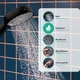 Душова лійка HANSGROHE Activera EcoSmart однорежимна 94мм пластик чорна 28031670 - зображення 3