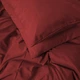 Комплект постельного белья MirSon №19-1655 Garnet Mikrosatin Premium 200 x 220 см (2200007236701) - изображение 5