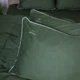 Комплект постельного белья MirSon Satin 0844 Green Olive Corner 2 x 160 x 220 см (2200008711054) - изображение 2