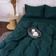 Комплект постільної білизни MirSon Poplin Line "091 Emerald" 175 x 210 см (2200006279549) - зображення 3