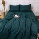 Комплект постільної білизни MirSon Poplin Line "091 Emerald" 175 x 210 см (2200006279549) - зображення 5
