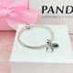 Срібна бусина-підвіска , шарм Місяць та зорі Пандора Pandora - зображення 3