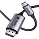 Кабель UGREEN CM556 USB-C to DisplayPort 8K Cable 2m Black (25158) - изображение 1