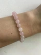 Браслет из натурального камня Розовый кварц 04 - изображение 4