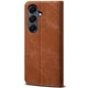 Чехол-книжка с кармашками UniCase Jeans Wallet для Samsung Galaxy A17 (A175) - Coffee - изображение 6