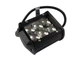 Фара светодиодная дальнего света с линзой 5D (6 led, дополнительная с крепежом, прямоугольная) - изображение 2