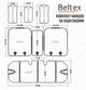 Накидки на сиденье beltex monte carlo (перед+зад) соты черно-красные - изображение 7