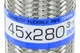 Гофра глушника 45x280 (3-х шарова) EuroEx - зображення 2