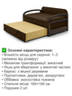 Диван Селин-160 размер 168×97 см, коричневый и лондон. - изображение 3