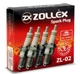 Свічки запалювання Zollex ВАЗ 2108-2110, 2115, 21083, 21093, 21099, 2121; Opel Ascona, Corsa, Kadett, Omega; Renault Clio, ZL-02 - зображення 2