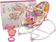 Колиска-гойдалка Lean Toys 2в1 Рожева 9490 (5904204755146) - зображення 2