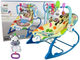 Колиска-гойдалка Lean Toys 2в1 Блакитна 9495 (5904204755191) - зображення 2