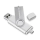 USB Флешка 2в1 128GB Type-C/USB OTG Microdrive Білий - зображення 1