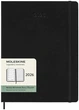 Щотижневик з місцем для записів Moleskine на 2026 рік великий 19 х 25 см чорний - изображение 1