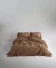 Постельное белье Limasso Stonewashed Exclusive Ranforсe 160 х 220 см Woodsmoke - изображение 1