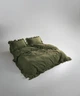 Постельное белье Limasso Stonewashed Exclusive Ranforce 200 х 220 см Capulet Olive - изображение 4
