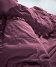 Постельное белье Limasso Stonewashed Exclusive Ranforce 160 х 220 см Raspberry - изображение 4