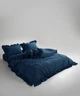 Постельное белье Limasso Stonewashed Exclusive Ranforce 160 х 220 см Dress Blue - изображение 2