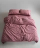 Постільна білизна Limasso Stonewashed Ranforce 160 х 220 см Old Rose - зображення 2