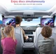 Автомобильный DVD-плеер GoNavidio с 10,5-дюймовым экраном, аккумулятором на 5 часов Черный - изображение 5