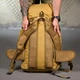 Тактический рюкзак Baksik 50 л с системой крепления Molle и липучкой койот 65х45х20 см - изображение 2