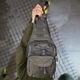 Тактична нагрудна cумка X-Tactical Laser сіра 26x20x8 см - зображення 7