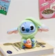 М'яка іграшка брелок Labubu Miniso Stitch Лабуба з брелоком Pizza 15 см, іграшка Лабубу з піцею Стич Зелений - зображення 5