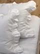 Комплект постільної білизни Cozy з рюшами білий Євро 200*220 см, простирадло 220*240 без резинки - изображение 4