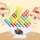 Дитяча настільна гра Ummi Tetris Tower Game / настільні ігри для дітей від 4 років / балансувальна гра-головоломка у стилі Тетріс / гра балансир - зображення 3