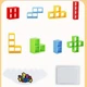 Дитяча настільна гра Ummi Tetris Tower Game / настільні ігри для дітей від 4 років / балансувальна гра-головоломка у стилі Тетріс / гра балансир - зображення 4