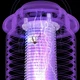 Лампа-ловушка для комаров и насекомых LED Mosquito Killer 2в1, переносная с ручкой и 3 режимами работы, фиолетовый и белый свет Белая DMK-251 - изображение 6