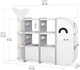 Детский стеллаж Mealux Bubbles White (KD-E057 White) - изображение 3