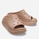 Женские шлепанцы для пляжа Crocs Crush Slide Crk 208731-2CC 43-44 (M10/W12) 28 см Светло-коричневые (196265368785) - изображение 2