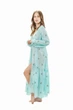 Халат пляжный женский Felisiya Lingerie 98-902в One size (S-L) Бирюзовый - изображение 5