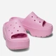 Женские шлепанцы Crocs Stomp Slide PTw 209346-6WY 36-37 (M4/W6) 22 см Розовые (196265688005) - изображение 2