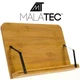 Бамбукова підставка Malatec СР19222 для читання та роботи,підтримка планшетів та невеликих ноутбуків, натуральний бамбук, регулювання кута нахилу - зображення 6