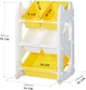 Дитячий стелаж Mealux Coral Mini Yellow (KD-E021 Yellow) - зображення 3