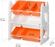 Детский стеллаж Mealux Coral Orange (KD-E022 Orange) - изображение 2
